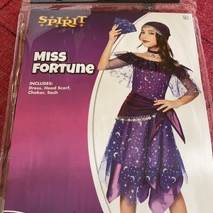 Miss Fortune Girls XL (14-16) Halloween Costume